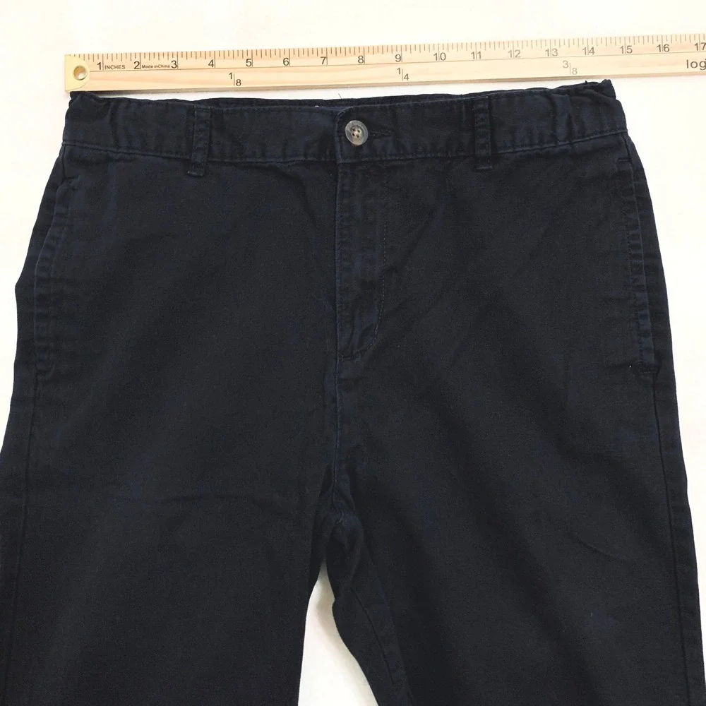 3-Pack The Children's Place Chino Pants BIG BOY Uniform 16 Black Adjustable